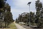 solar LED fixed light pole public park footpath